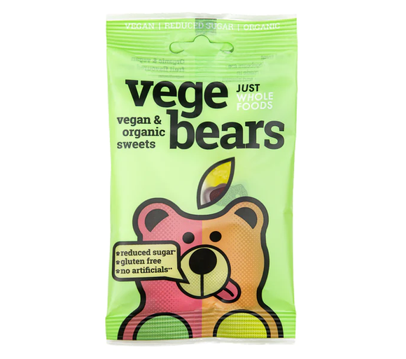 Just Wholefoods Vege Bears 70g