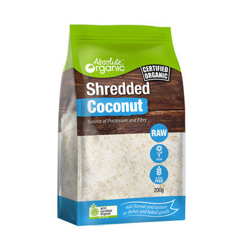 Absolute Organic Coconut Shredded 200g