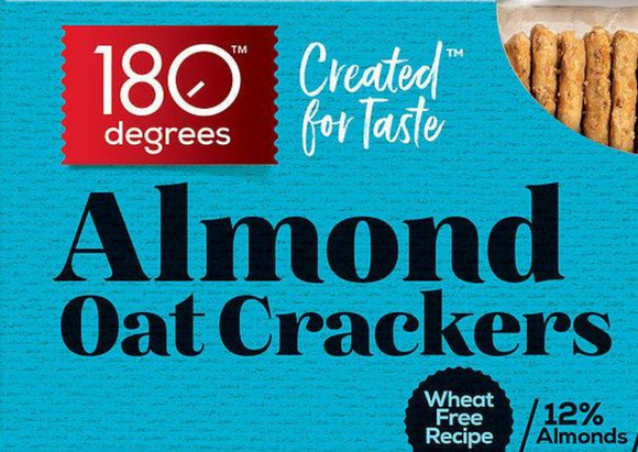 180 degrees Almond Oat Crackers 150g