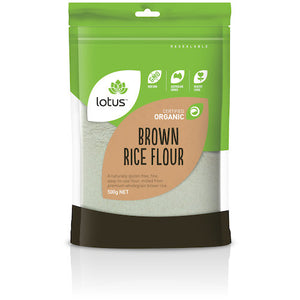 Lotus Organic Brown Rice Flour 500g