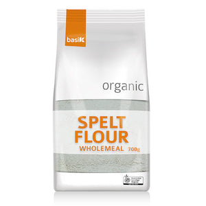 Basik Organic Spelt Wholemeal Flour 700g