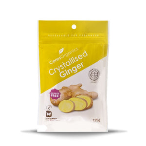 ** Ceres Organics Crystallised Ginger 125g