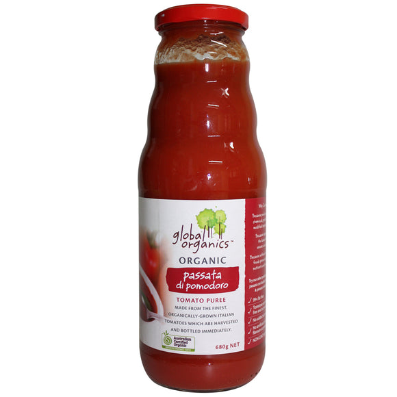 Organic Tomato Passata Puree 680g