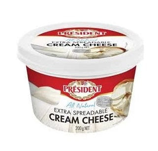 President All Natural Cream Cheese 200g