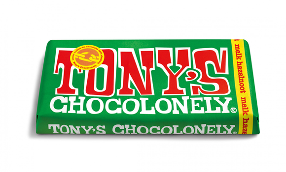 Tony's Chocolonely Milk Hazelnut 180g