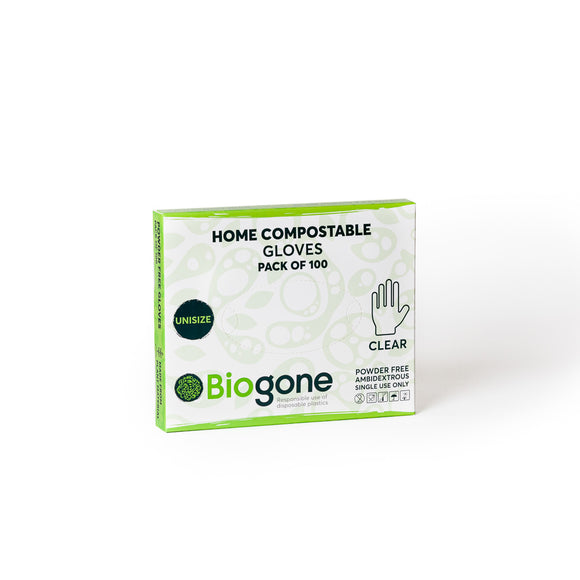 BioGone Home Compostable Gloves box 100