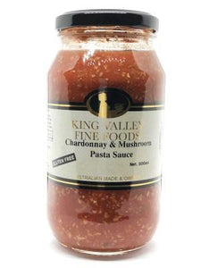 King Valley Fine Foods Chardonnay & Mushroom Pasta Sauce 500ml
