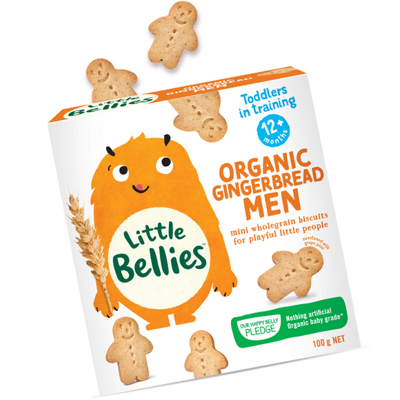 Little Bellies Mini Gingerbread Men 130g