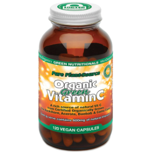 Green Nutrition Organic Green Vitamin C Vegan Capsules 120cap