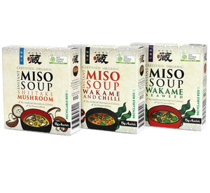 Kura Miso Soup  CHILLI & WAKAME 15g x4 sachet