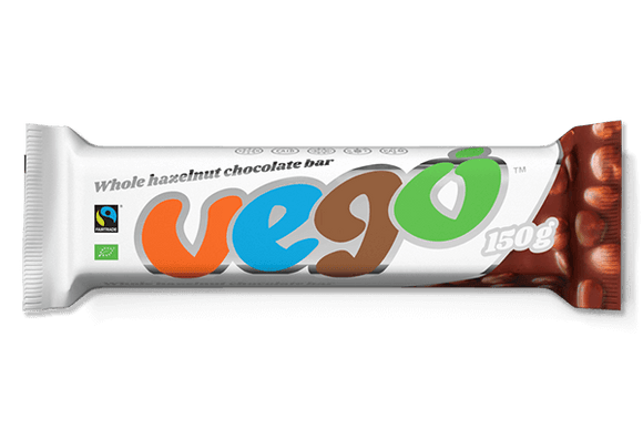 ** VEGO Whole Hazelnut Chocolate Bar 150g