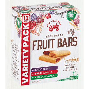 Red Tractor Fruit Bars Variety Pack 12 bars 360g