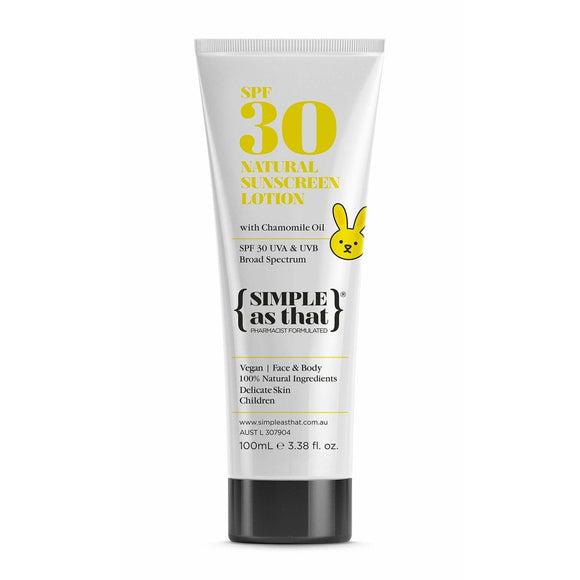 Simple As That Children's SPF 30 Sunscreen Lotion 100ml