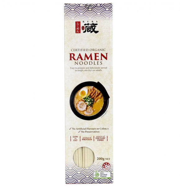 ** Kura Organic Ramen Noodles 200g