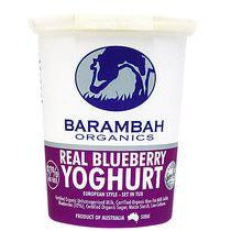 Barambah Organics Blueberry Natural Yoghurt 500g