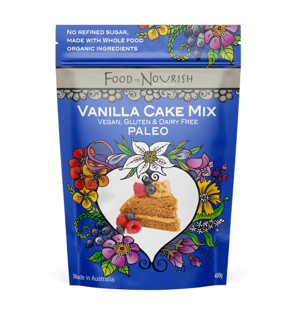Food to Nourish Divine Vanilla Cake Mix 400g