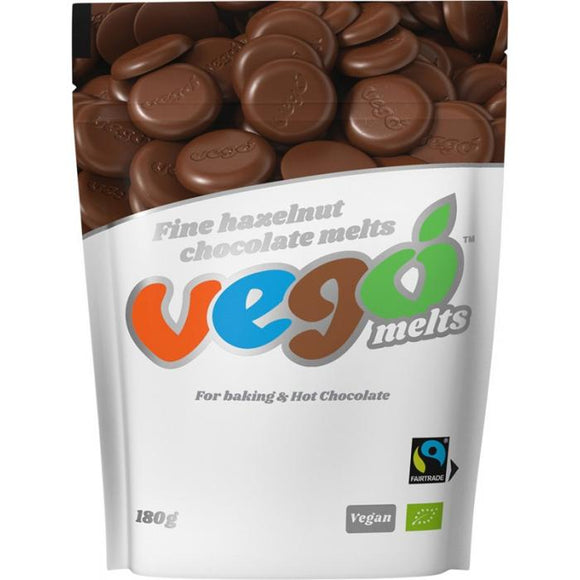 VEGO Fine Hazelnut Chocolate Melts 180g