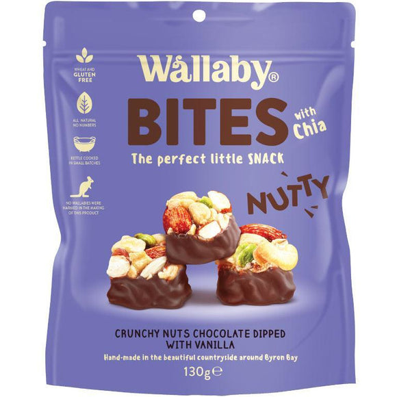 Wallaby Nutty Bites Vanilla 130g